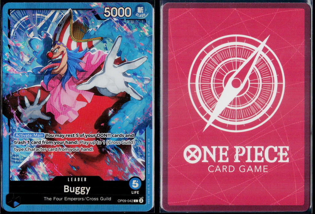 BUGGY OP09-042 ONE PIECE STARTER DECK 25: BLUE BUGGY L NM