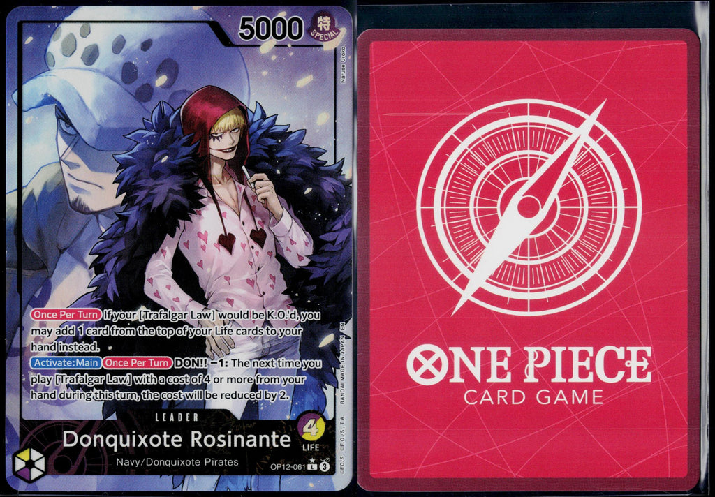 DONQUIXOTE ROSINANTE (ALTERNATE ART) OP12-061 ONE PIECE LEGACY OF THE MASTER NM