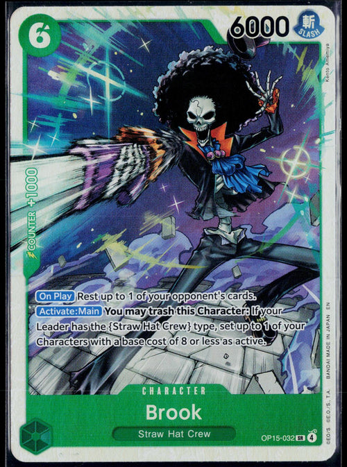 BROOK OP15-032 ONE PIECE ADVENTURE ON KAMI'S ISLAND SR NM