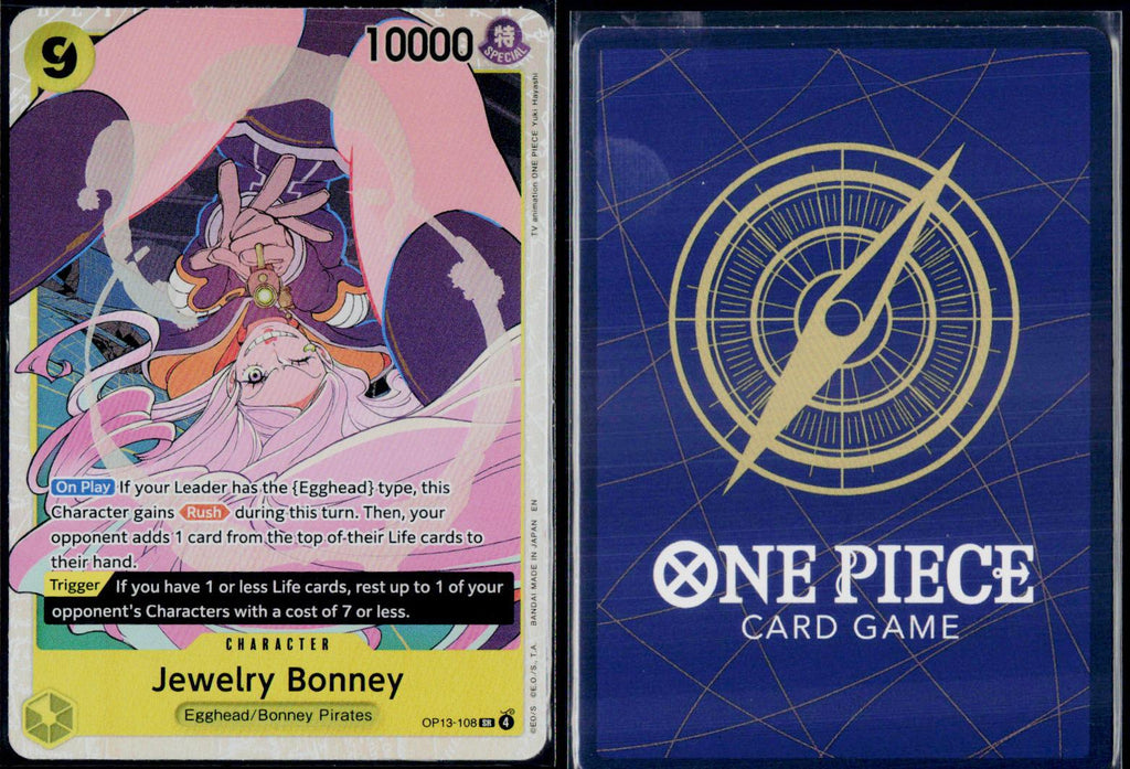JEWELRY BONNEY (108) OP13-108 ONE PIECE CARRYING ON HIS WILL SR NM