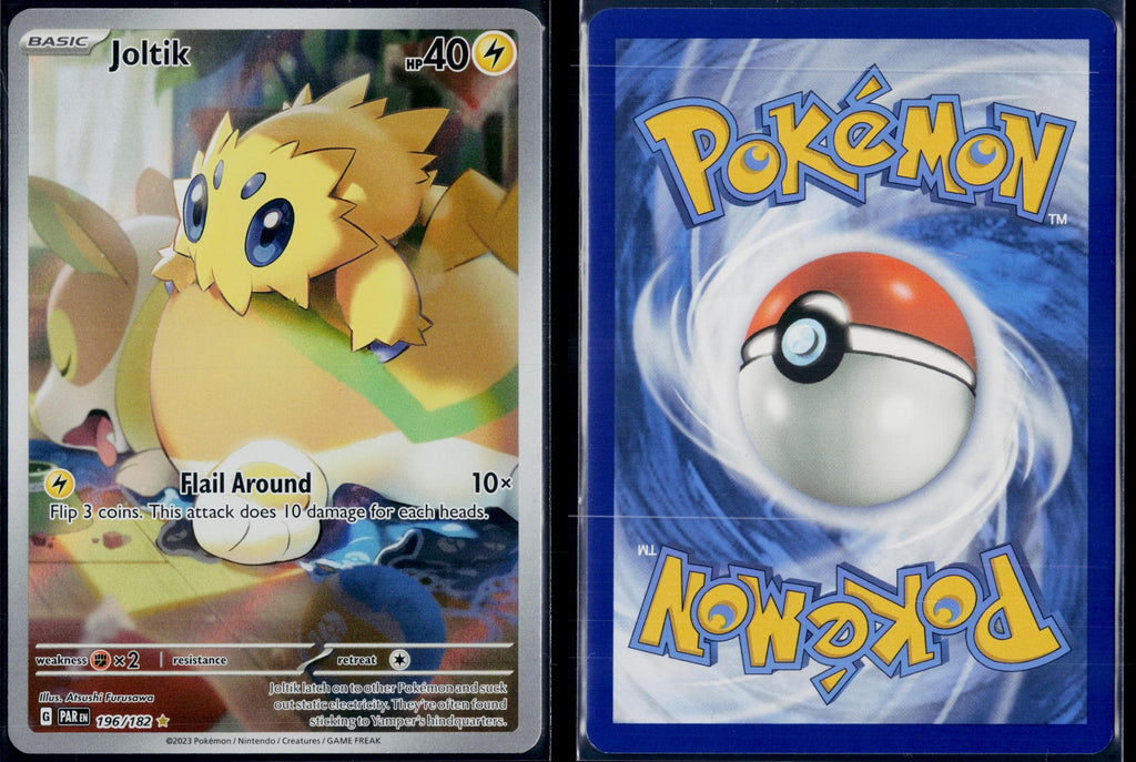 JOLTIK 196/182 POKEMON PARADOX RIFT ILLUSTRATION RARE NM