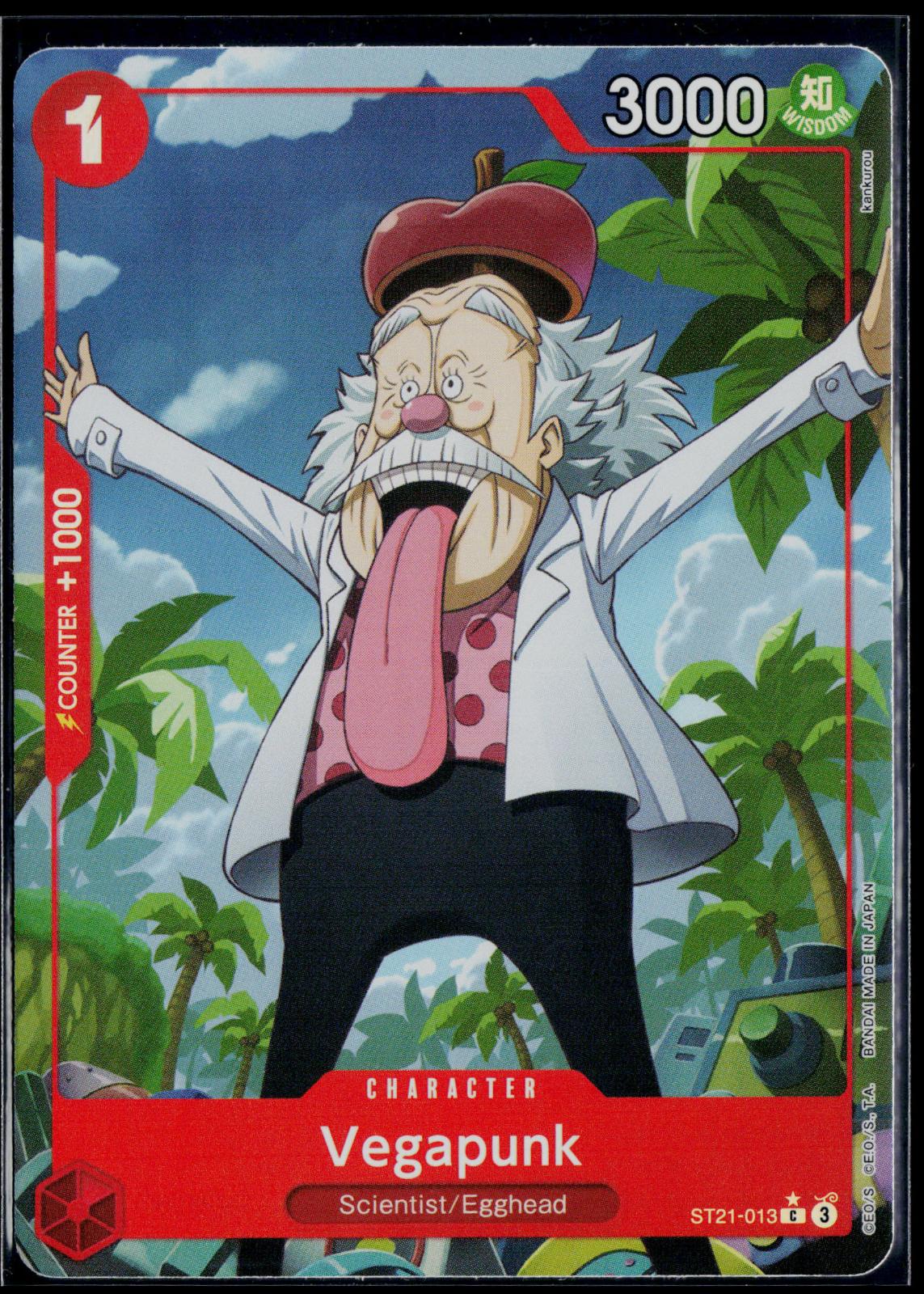 VEGAPUNK (PARALLEL) ST21-013 ONE PIECE STARTER DECK EX: GEAR 5 C NM