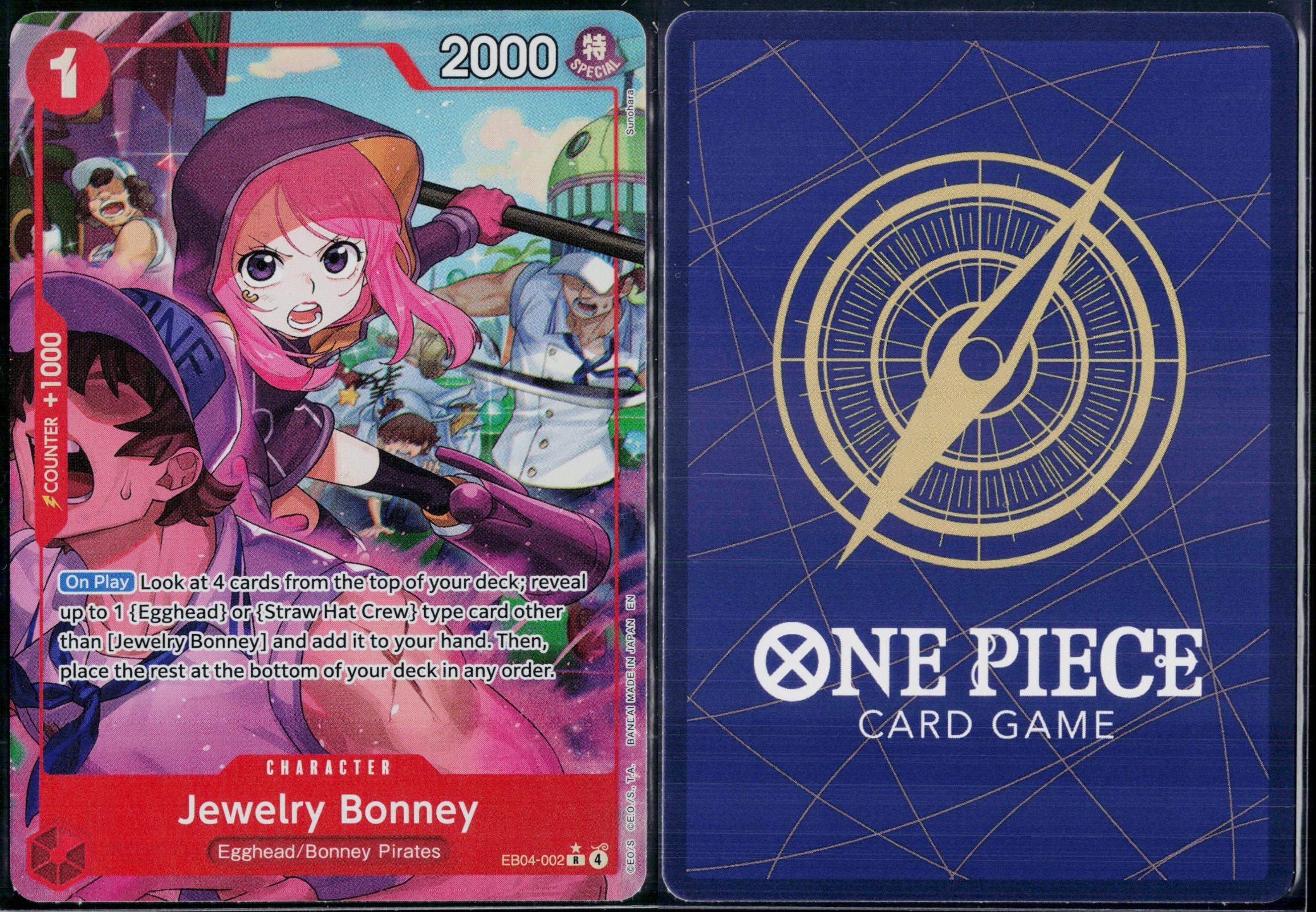 JEWELRY BONNEY (ALTERNATE ART) EB04-002 ONE PIECE ADVENTURE ON KAMI'S ISLAND NM