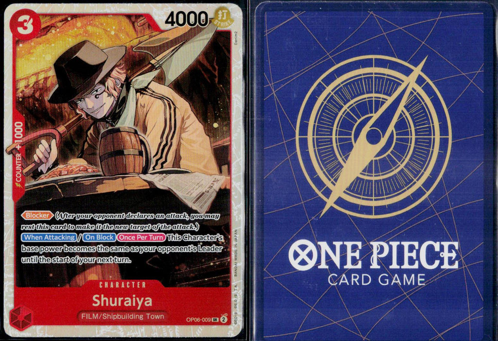 SHURAIYA OP06-009 ONE PIECE WINGS OF THE CAPTAIN SR NM