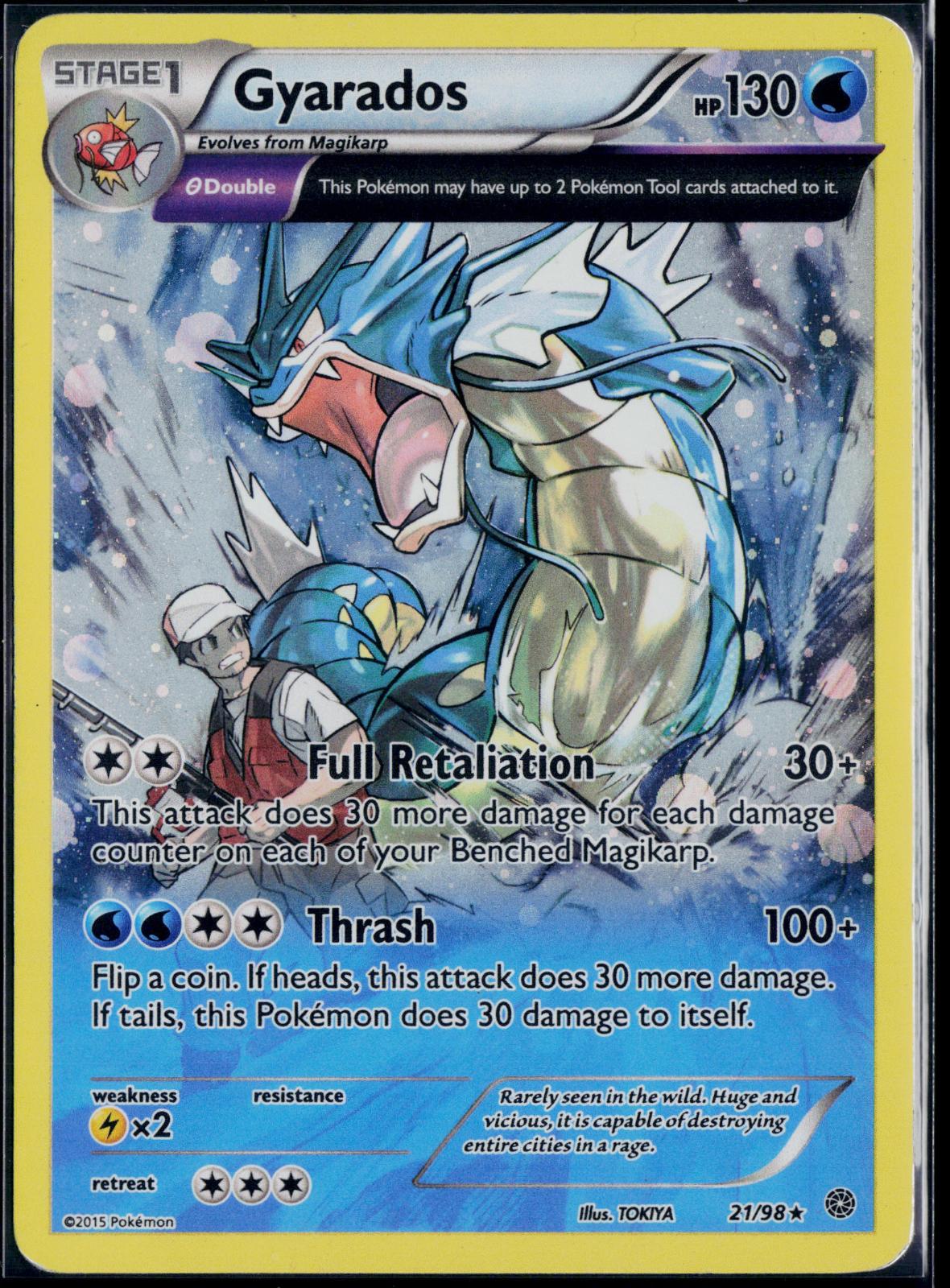 GYARADOS 21/98 POKEMON ANCIENT ORIGINS HOLO R MP