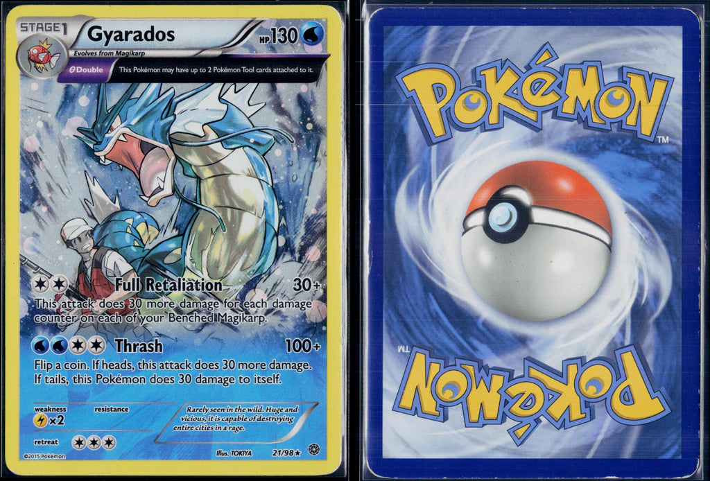 GYARADOS 21/98 POKEMON ANCIENT ORIGINS HOLO R MP