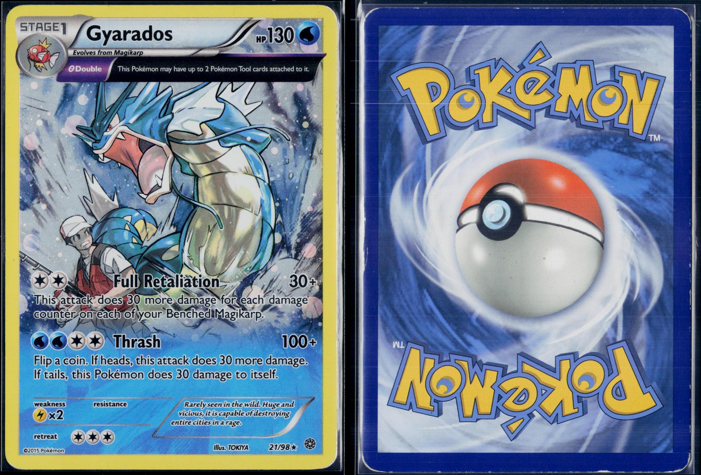 GYARADOS 21/98 POKEMON ANCIENT ORIGINS HOLO R MP