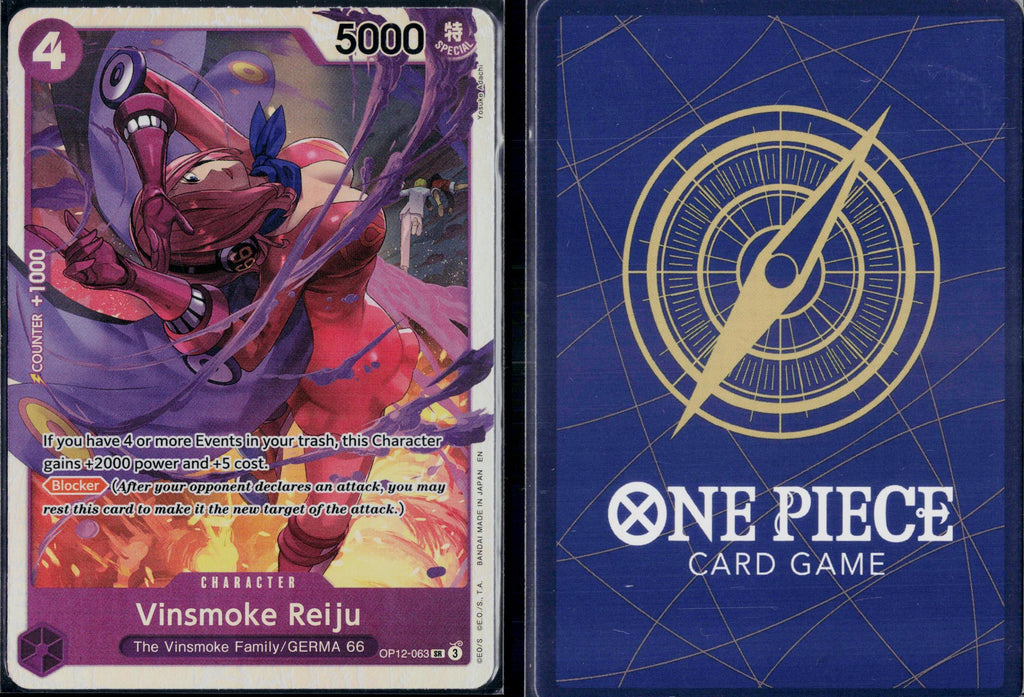VINSMOKE REIJU OP12-063 ONE PIECE LEGACY OF THE MASTER SR NM