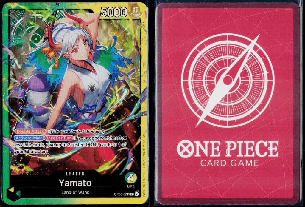 YAMATO OP06-022 ONE PIECE STARTER DECK 28: GREEN/YELLOW YAMATO L NM