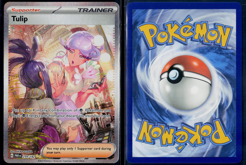 TULIP 259/182 POKEMON PARADOX RIFT SPECIAL ILLUSTRATION RARE NM