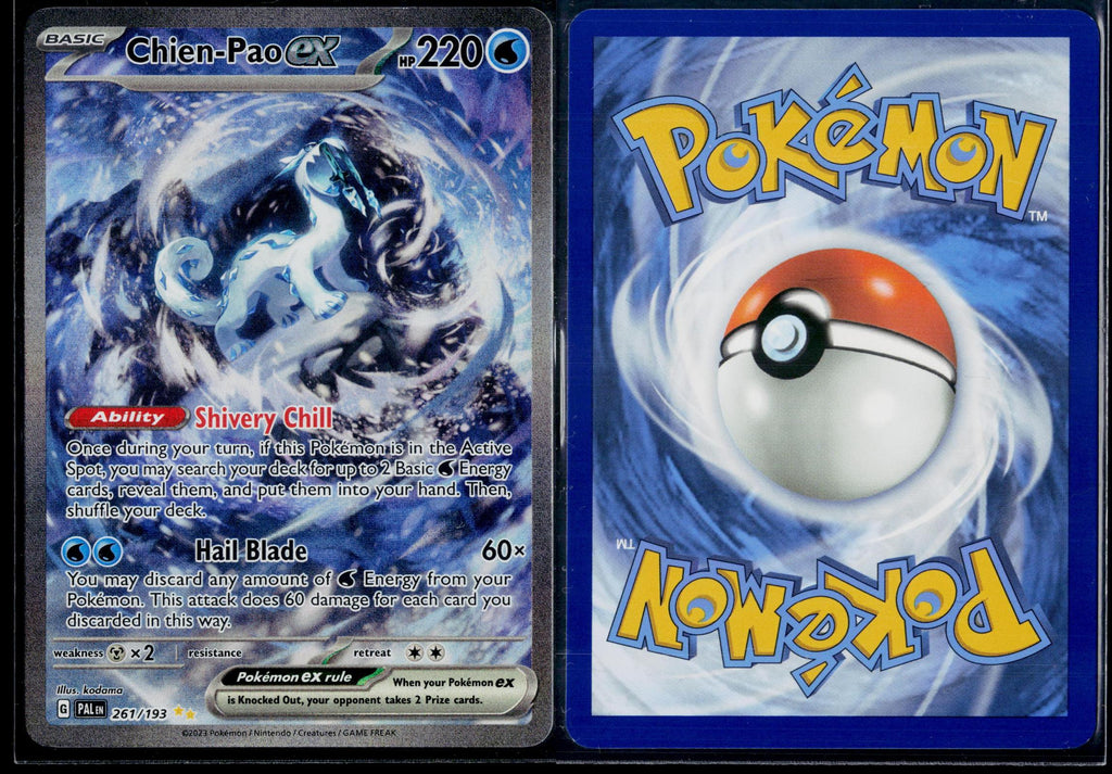 CHIEN-PAO EX 261/193 POKEMON PALDEA EVOLVED SPECIAL ILLUSTRATION RARE NM