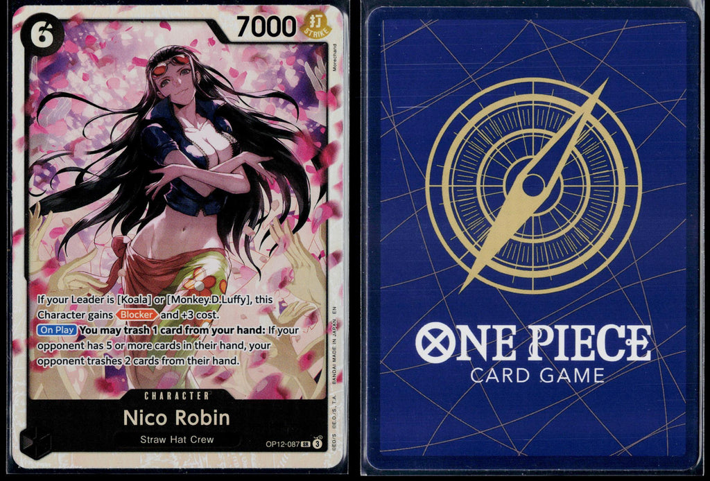 NICO ROBIN OP12-087 ONE PIECE LEGACY OF THE MASTER SR NM
