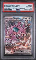 TEAM ROCKET'S NIDOKING EX 233/182 PSA 10 POKEMON SPECIAL ILLUSTRATION RARE