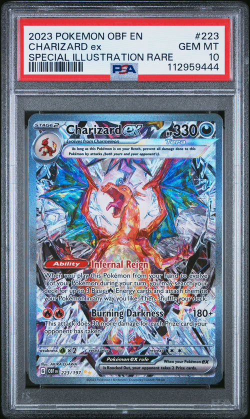 CHARIZARD EX 223/197 PSA 10 POKEMON SPECIAL ILLUSTRATION RARE