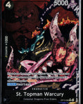 ST. TOPMAN WARCURY (ALTERNATE ART) OP13-089 ONE PIECE CARRYING ON HIS WILL R NM