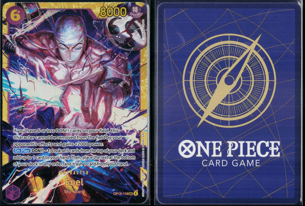 ENEL OP15-118 ONE PIECE ADVENTURE ON KAMI'S ISLAND SEC NM