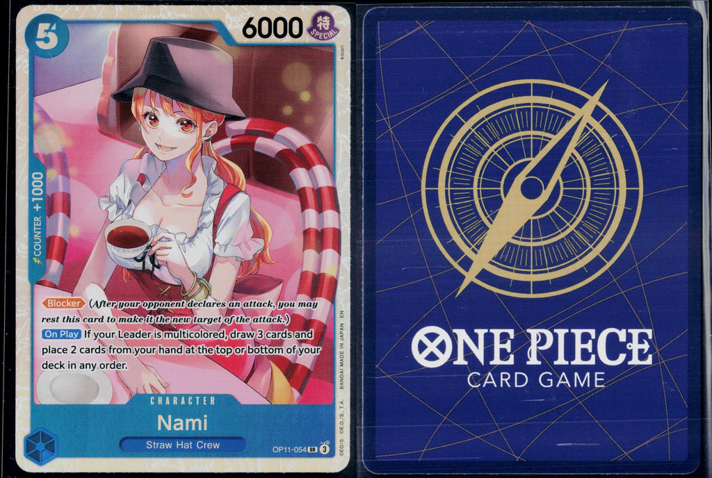 NAMI (054) OP11-054 ONE PIECE A FIST OF DIVINE SPEED SR NM