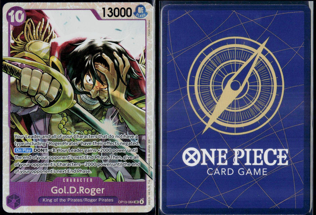 GOL.D.ROGER (064) OP13-064 ONE PIECE CARRYING ON HIS WILL SR NM