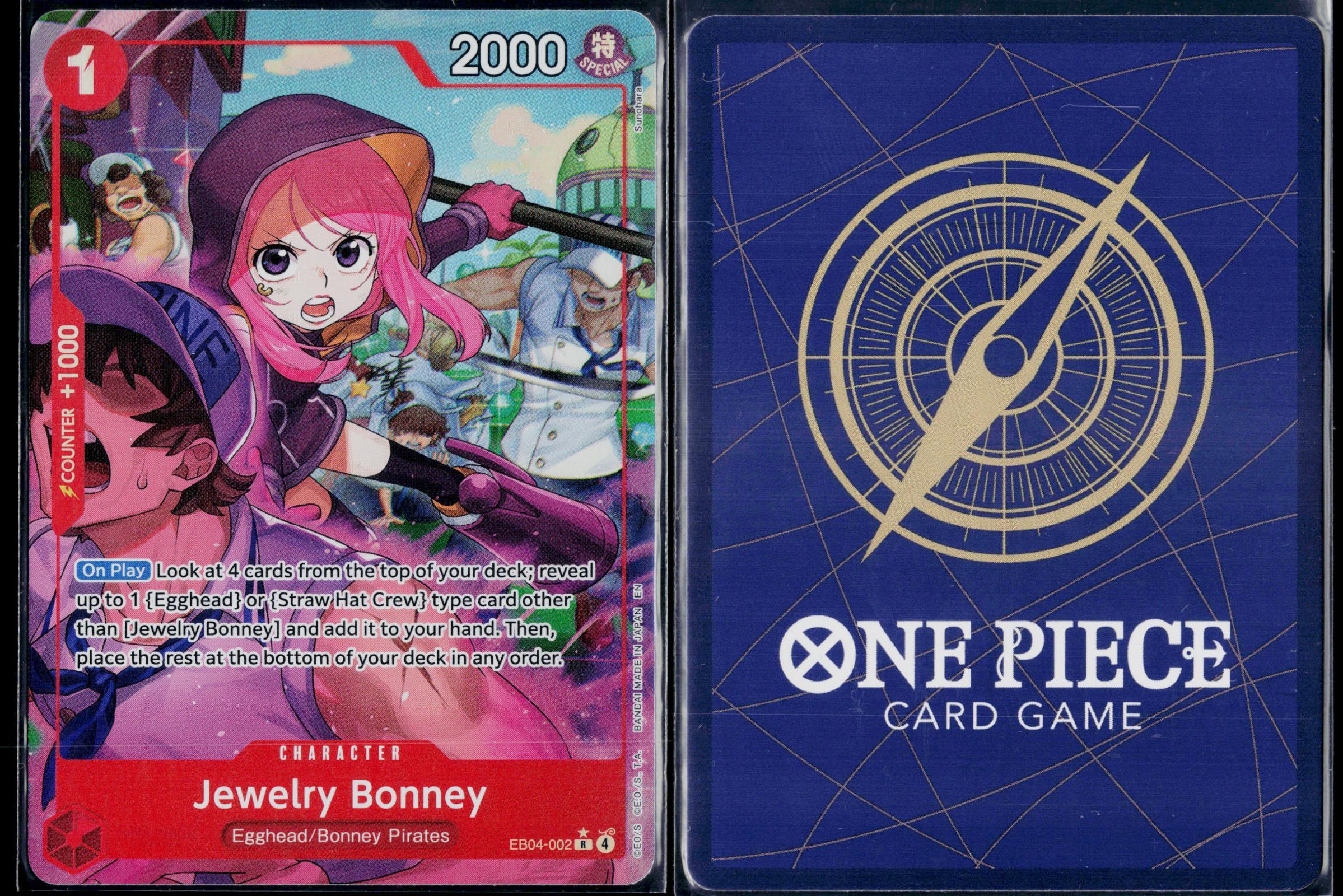 JEWELRY BONNEY (ALTERNATE ART) EB04-002 ONE PIECE ADVENTURE ON KAMI'S ISLAND NM