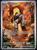 TERRAKION 135/086 POKEMON WHITE FLARE ILLUSTRATION RARE NM