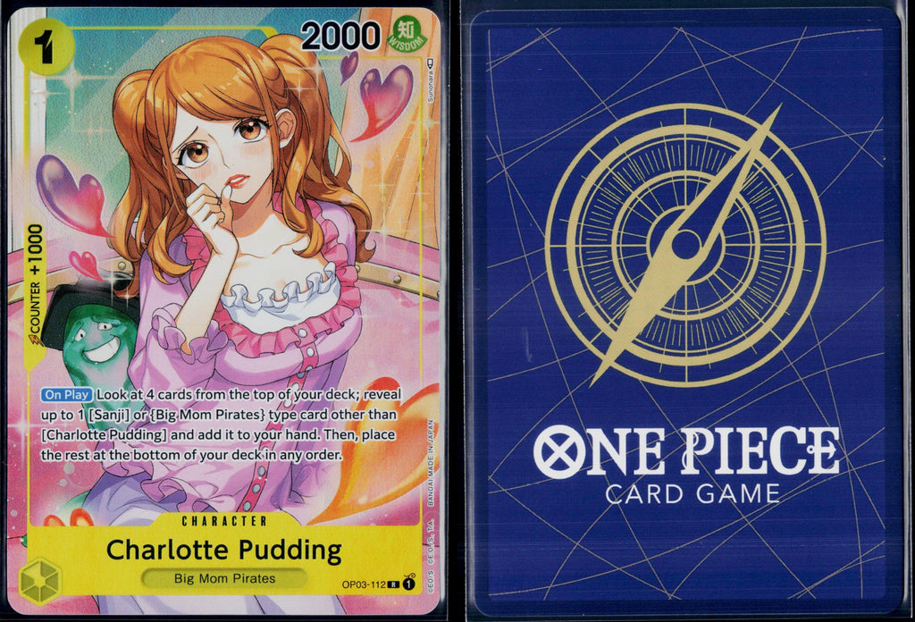 CHARLOTTE PUDDING (ALTERNATE ART) OP03-112 ONE PIECE PILLARS OF STRENGTH R NM