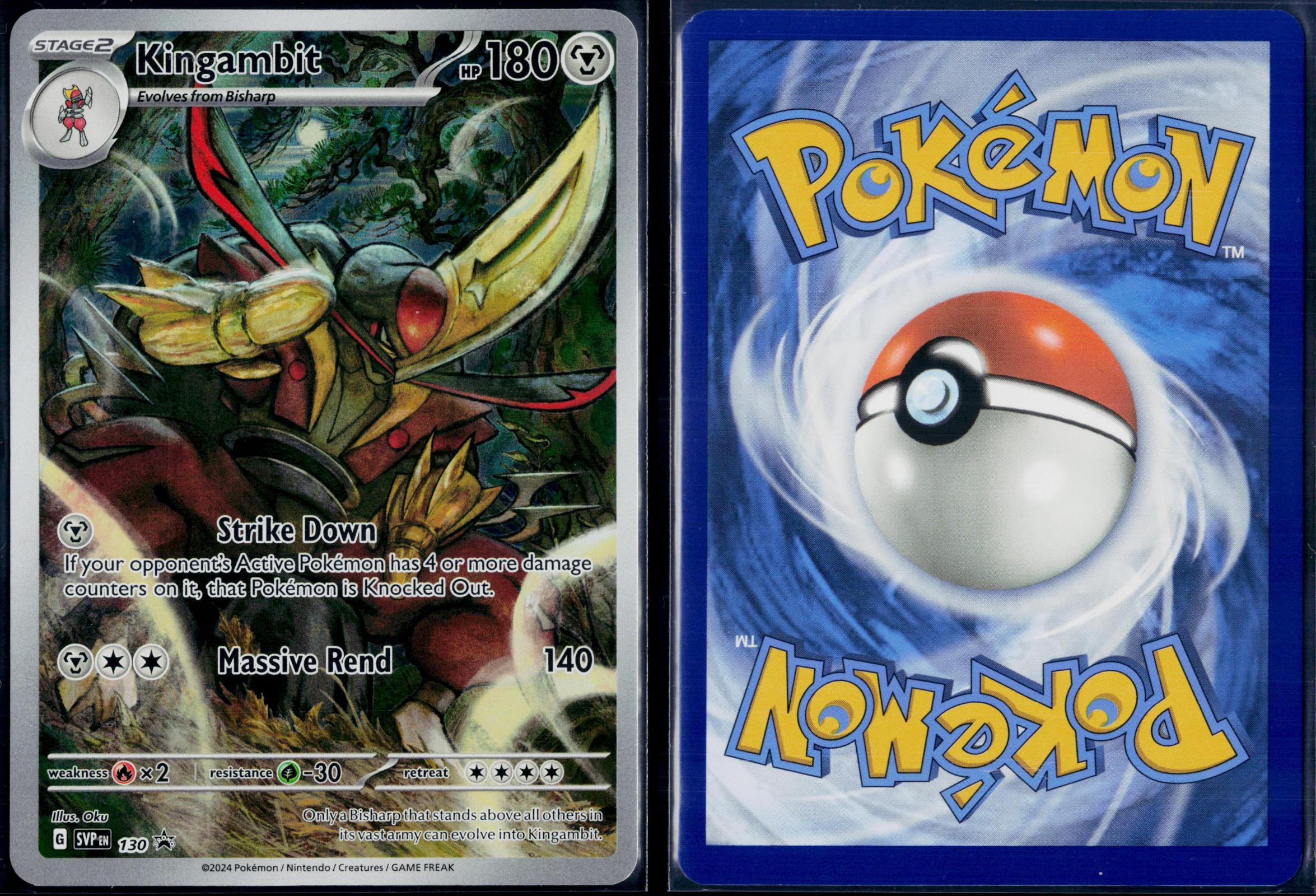 KINGAMBIT 130 POKEMON SCARLET & VIOLET PROMO HOLO P NM