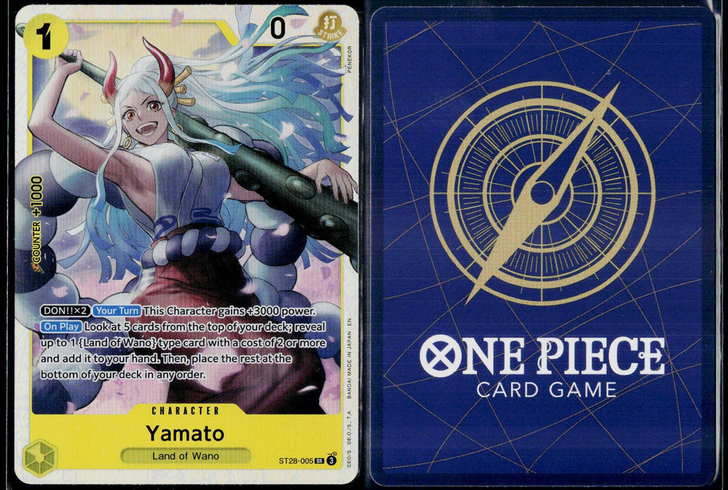 YAMATO ST28-005 ONE PIECE STARTER DECK 28: GREEN/YELLOW YAMATO SR NM