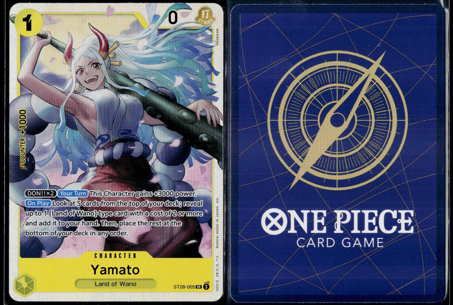 YAMATO ST28-005 ONE PIECE STARTER DECK 28: GREEN/YELLOW YAMATO SR NM