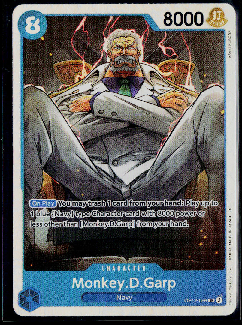 MONKEY.D.GARP OP12-056 ONE PIECE LEGACY OF THE MASTER SR NM