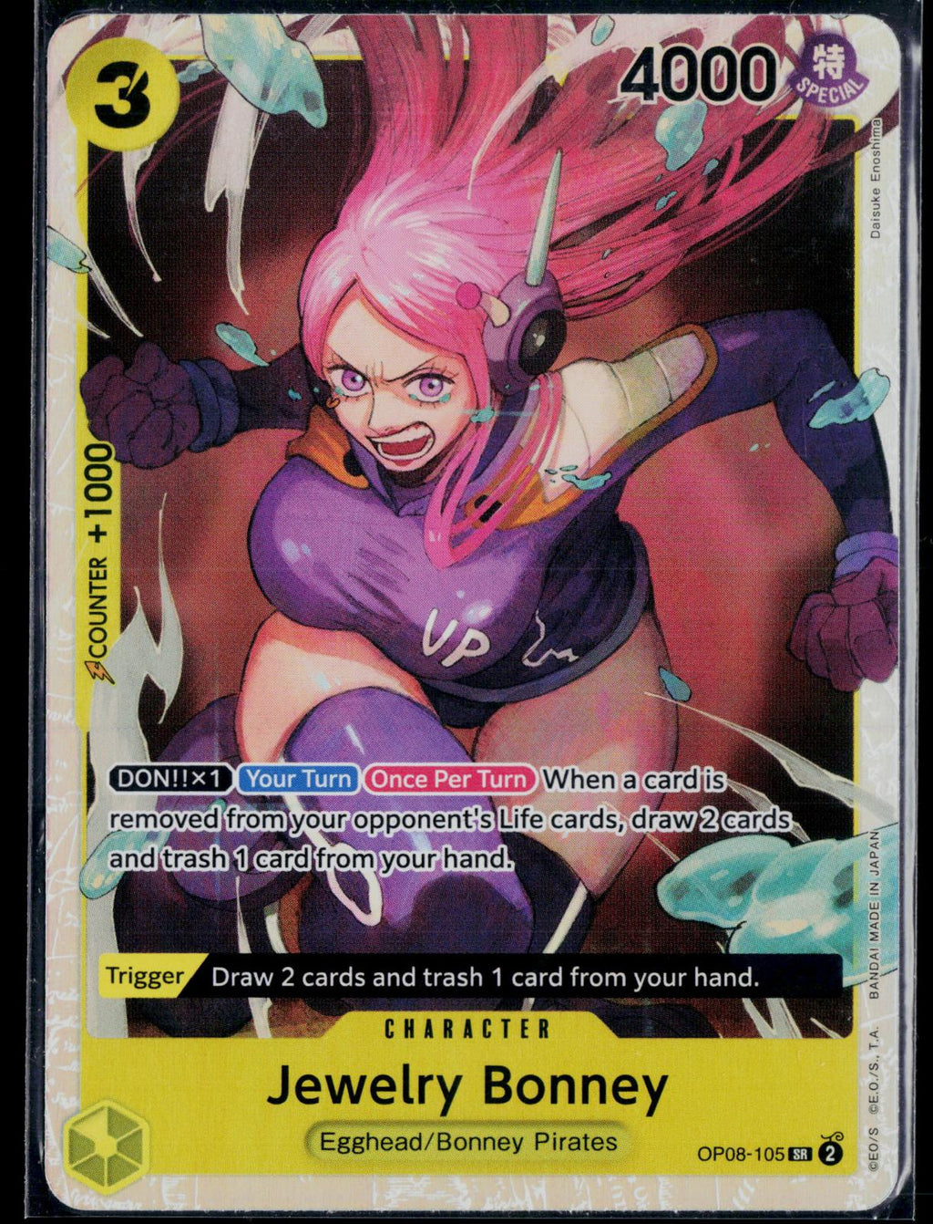 JEWELRY BONNEY OP08-105 ONE PIECE TWO LEGENDS SR NM