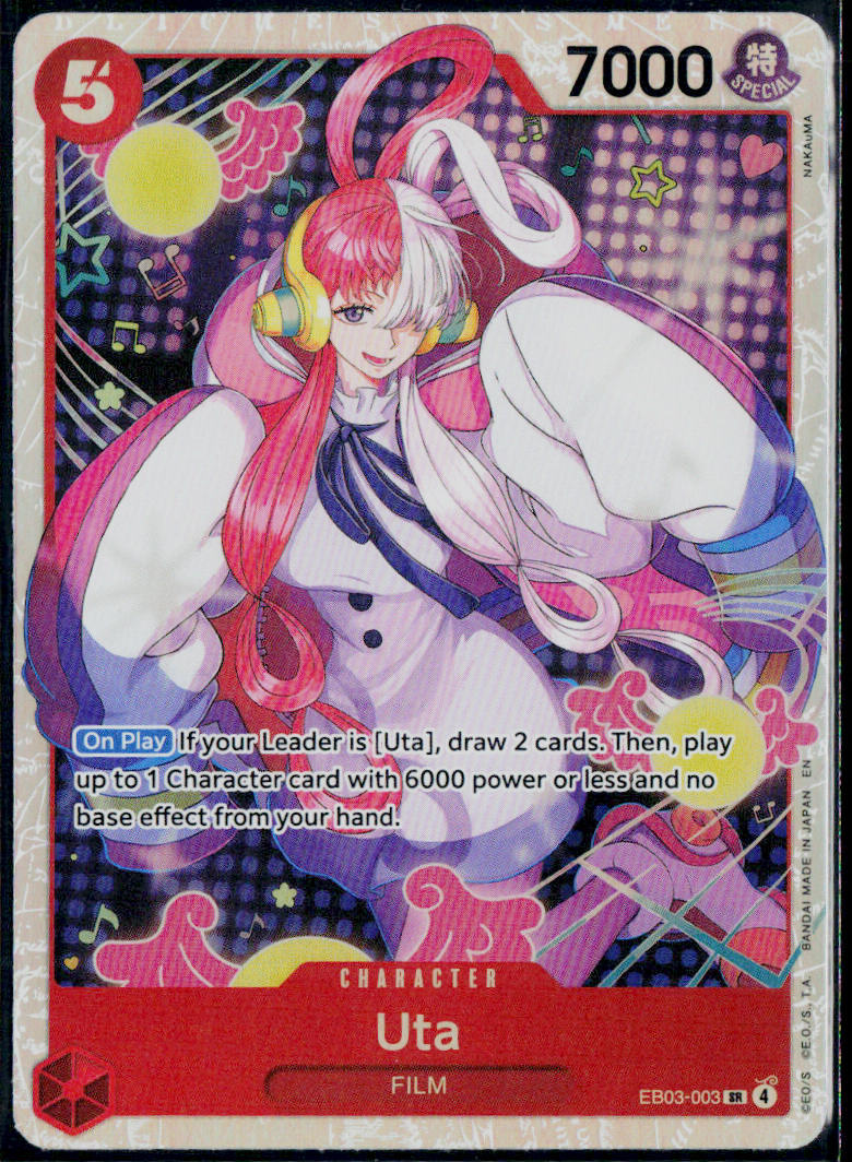UTA (003) EB03-003 ONE PIECE EXTRA BOOSTER: ONE PIECE HEROINES EDITION SR NM