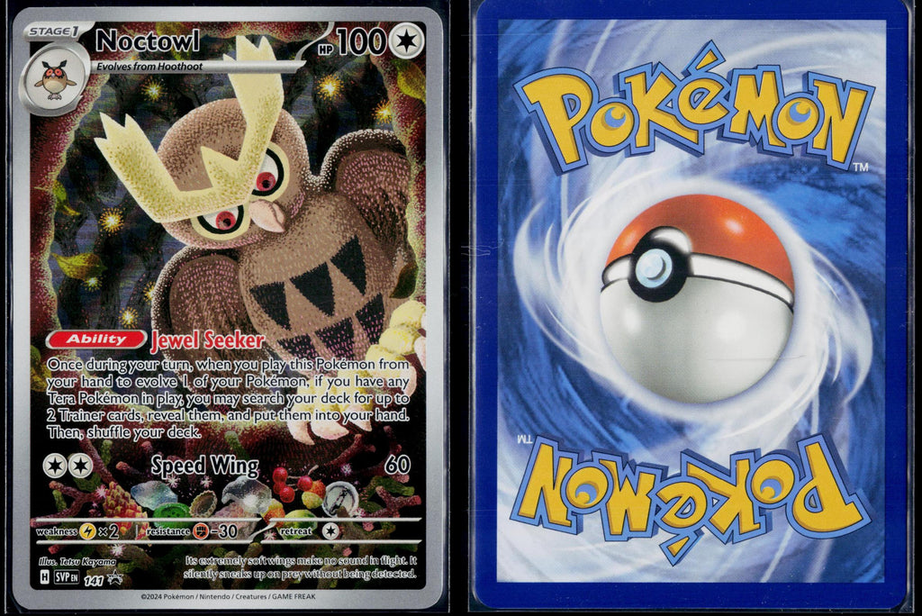 NOCTOWL 141 POKEMON SCARLET & VIOLET PROMO HOLO P NM
