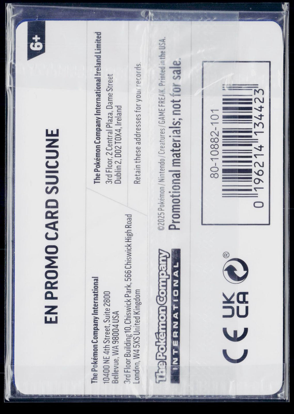 SUICUNE (EB GAMES EXCLUSIVE) 026/094 POKEMON HOLO NM