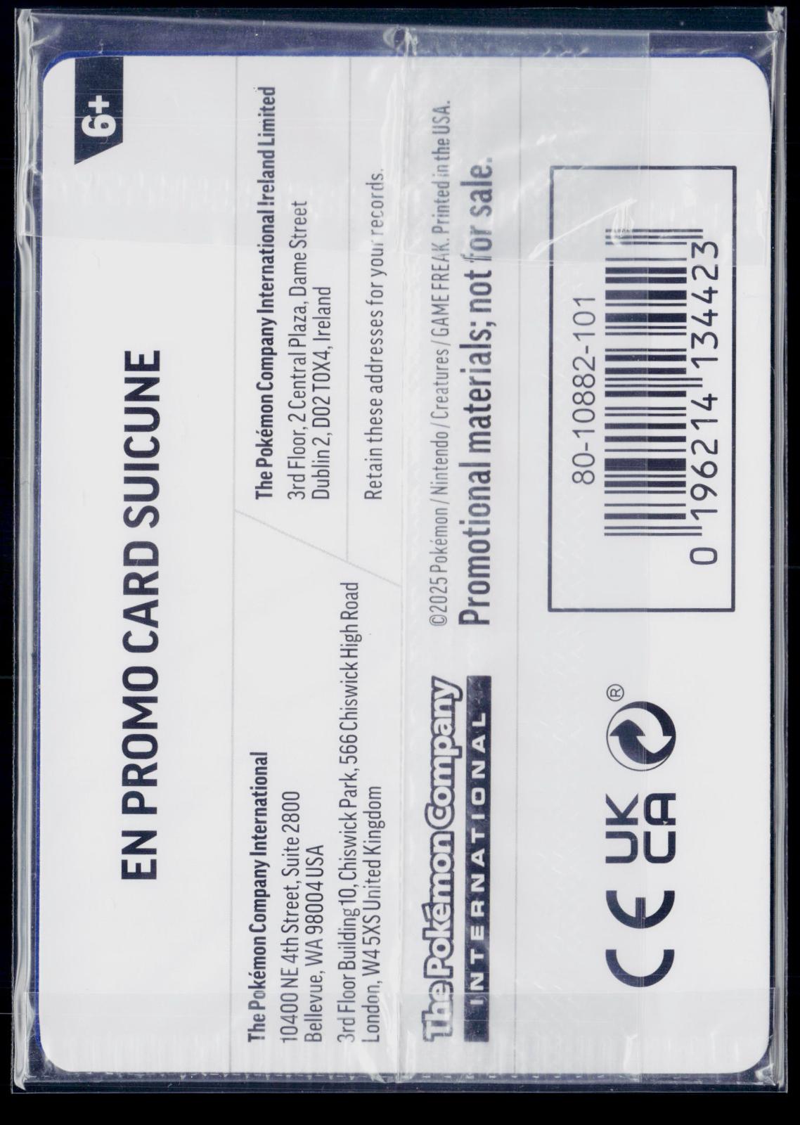SUICUNE (EB GAMES EXCLUSIVE) 026/094 POKEMON HOLO NM