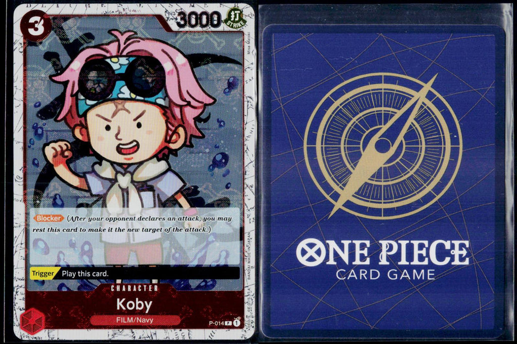 KOBY (JOLLY ROGER FOIL) P-014 ONE PIECE PREMIUM BOOSTER -THE BEST- P NM