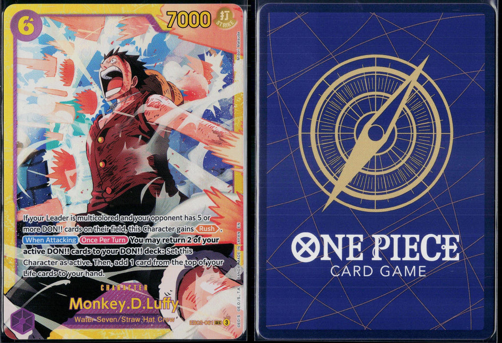 MONKEY.D.LUFFY (REPRINT) EB02-061 ONE PIECE PREMIUM BOOSTER -THE BEST- VOL. 2 NM