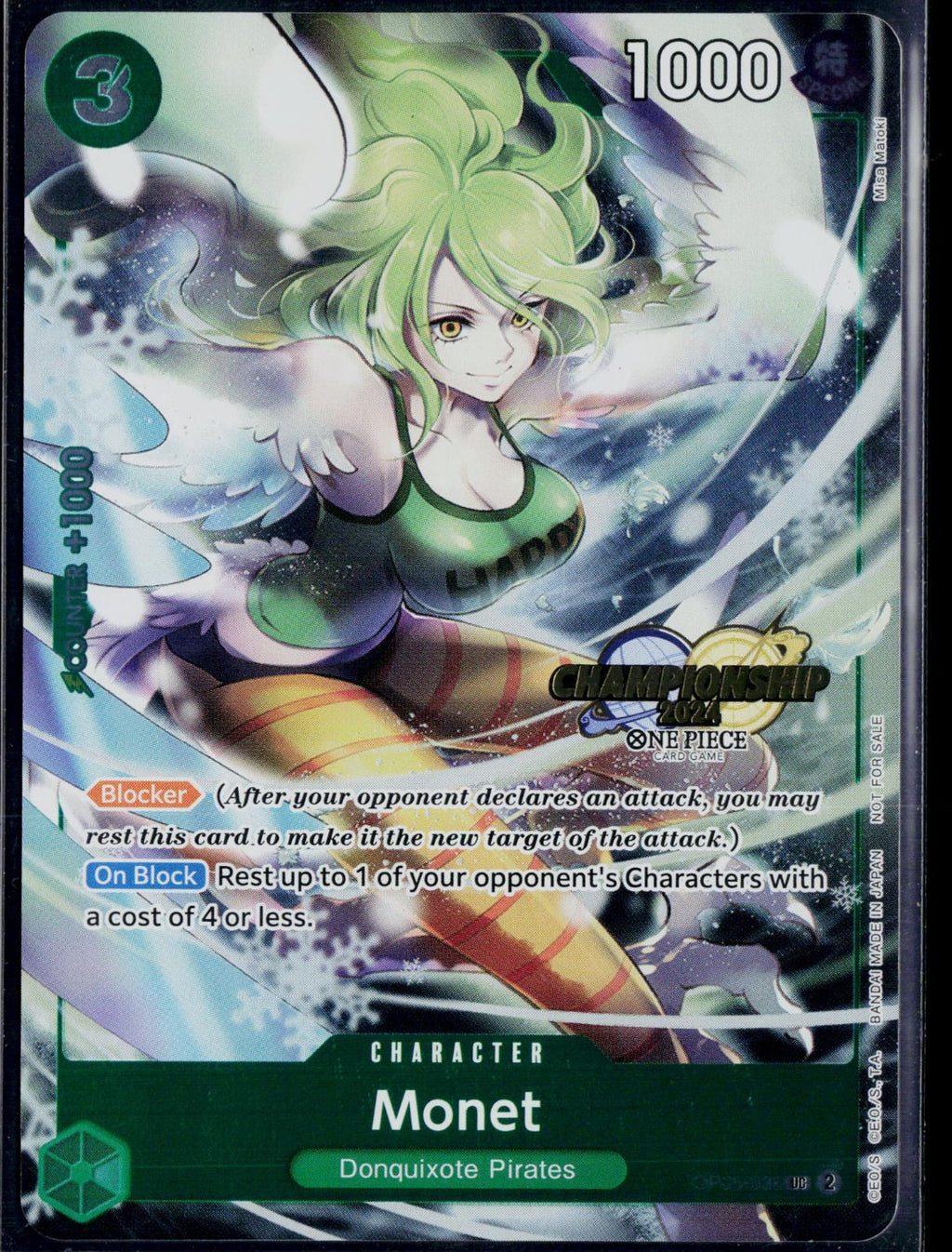 MONET (EVENT PACK VOL. 3) OP05-036 ONE PIECE ONE PIECE PROMOTION CARDS UC NM
