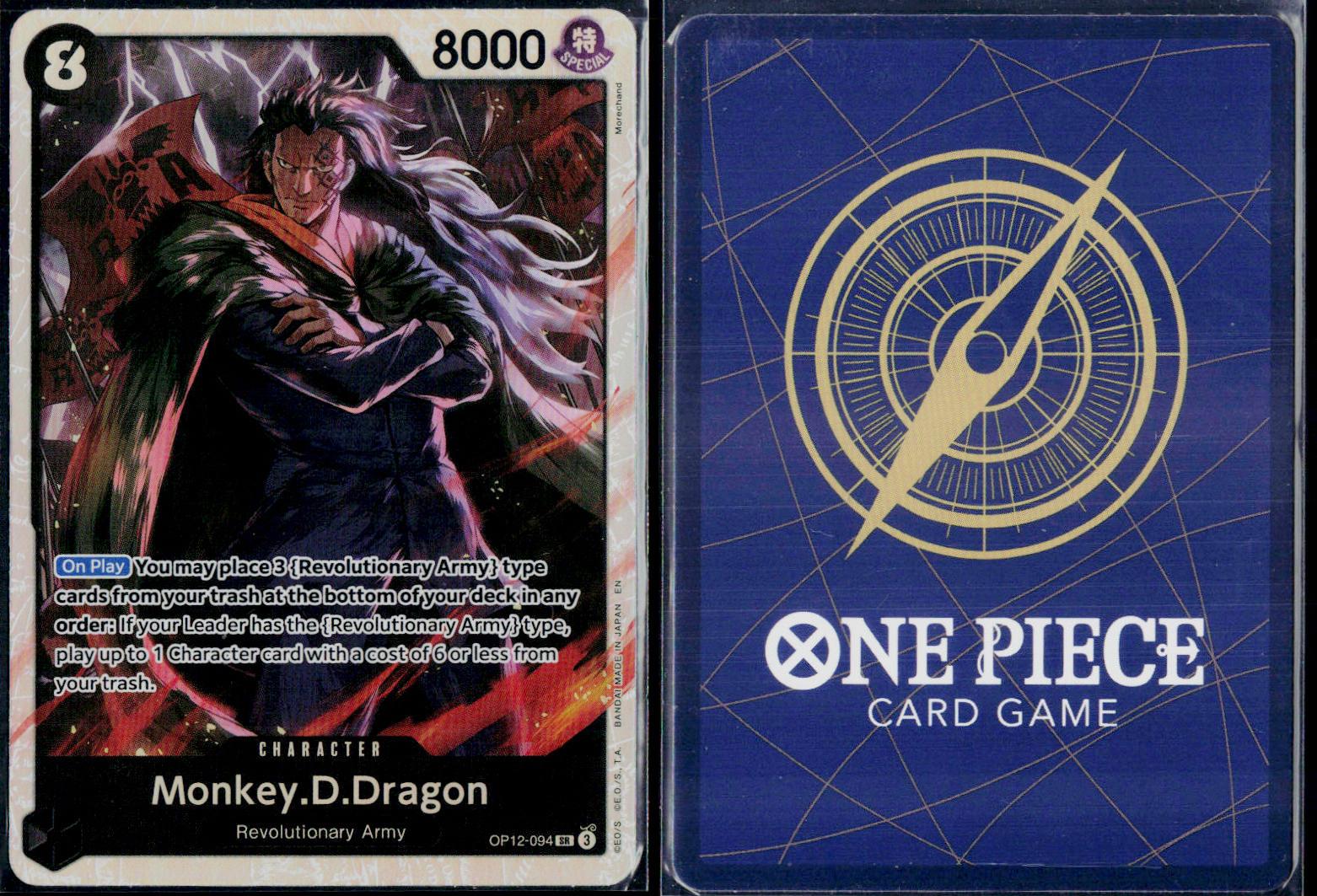 MONKEY.D.DRAGON OP12-094 ONE PIECE LEGACY OF THE MASTER SR NM