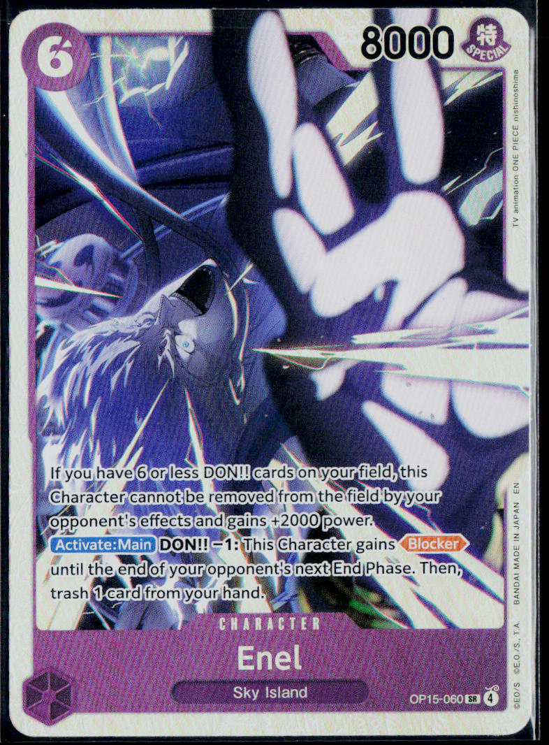 ENEL OP15-060 ONE PIECE ADVENTURE ON KAMI'S ISLAND SR NM