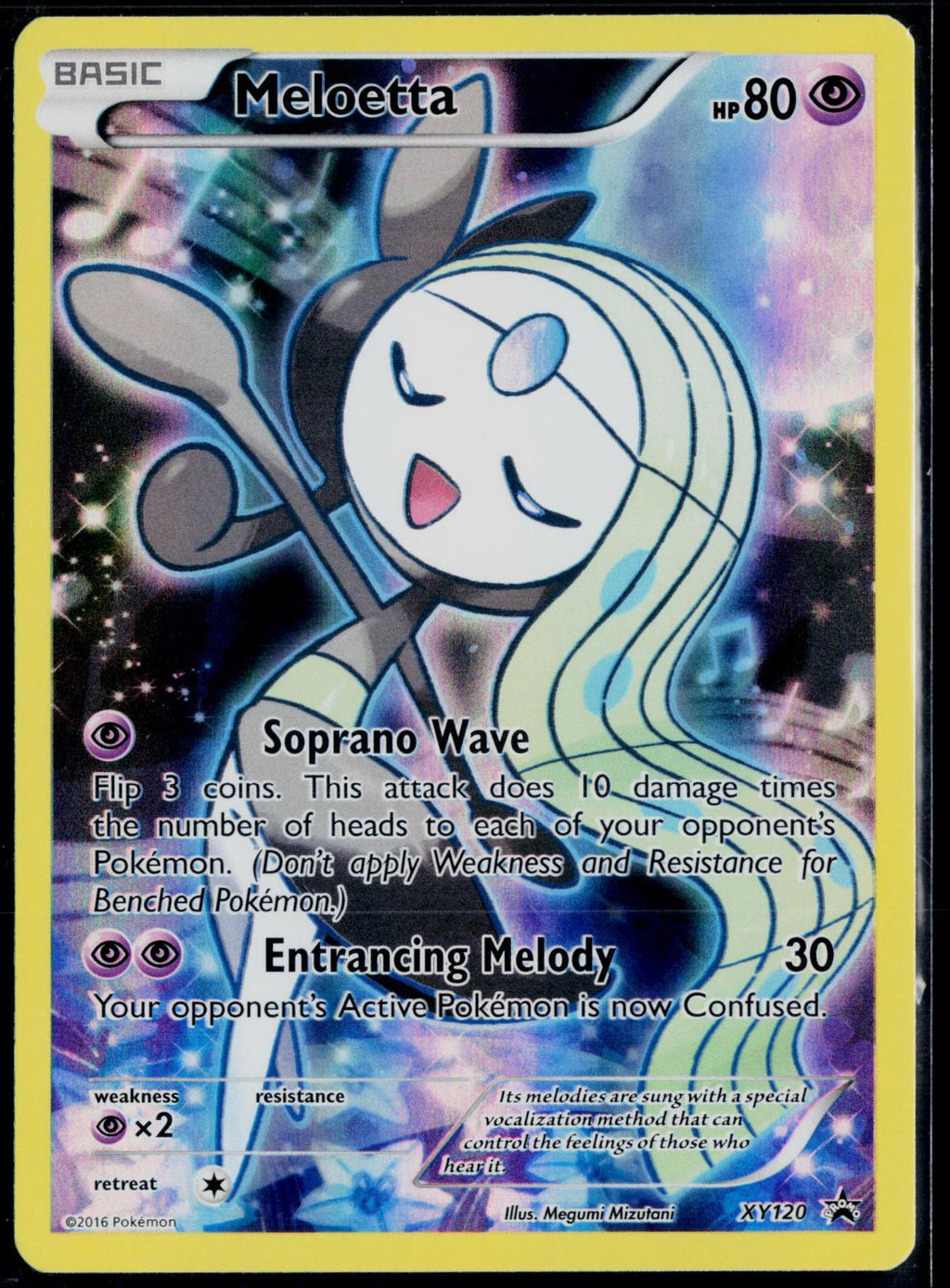 MELOETTA - XY120 XY120 POKEMON XY PROMO HOLO P NM