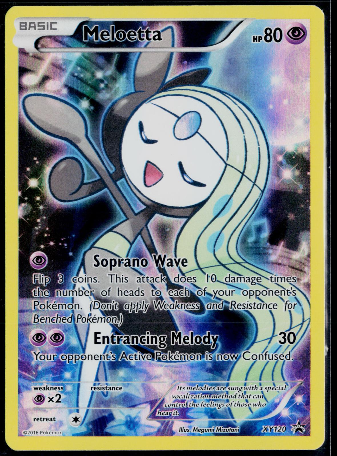 MELOETTA - XY120 XY120 POKEMON XY PROMO HOLO P NM