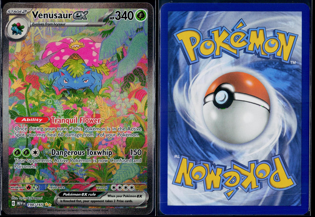 VENUSAUR EX 198/165 POKEMON 151 SPECIAL ILLUSTRATION RARE NM