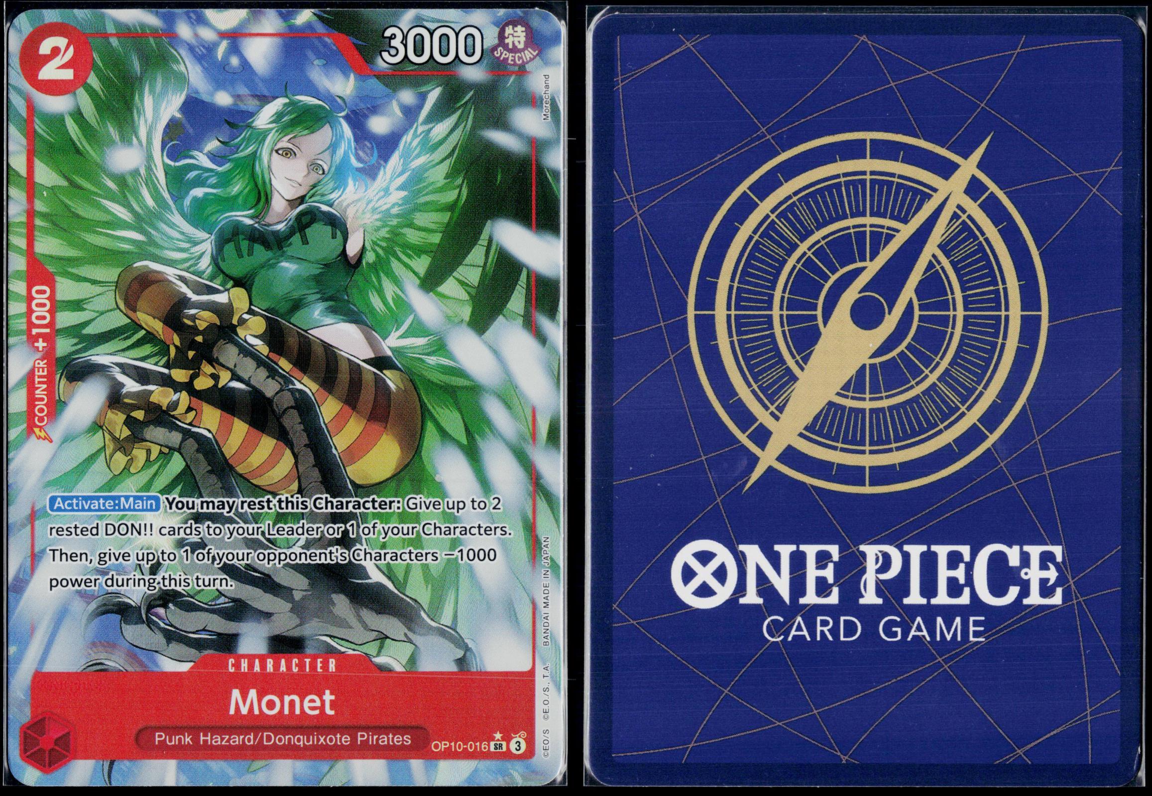 MONET (PARALLEL) OP10-016 ONE PIECE ROYAL BLOOD SR NM