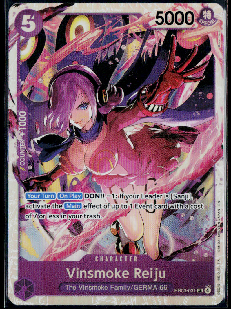 VINSMOKE REIJU EB03-031 ONE PIECE EXTRA BOOSTER: ONE PIECE HEROINES EDITION NM