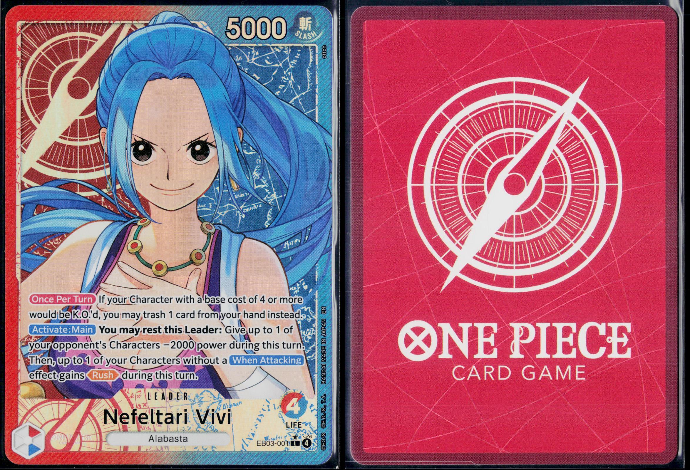 NEFELTARI VIVI EB03-001 ONE PIECE EXTRA BOOSTER: HEROINES EDITION NM