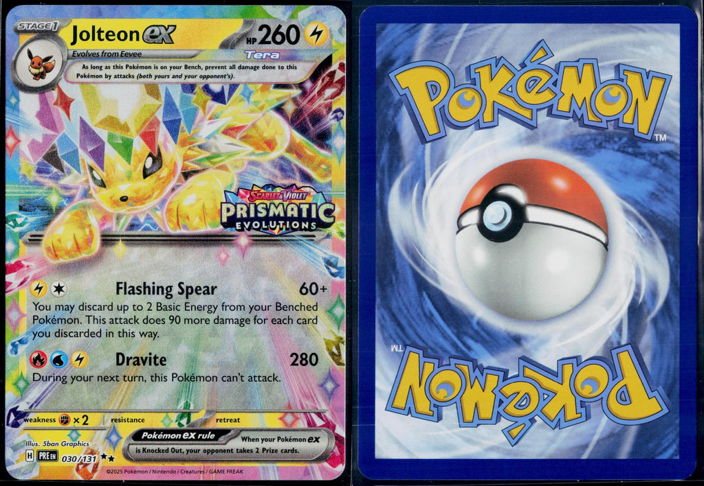 JOLTEON EX 030/131 STAMPED POKEMON MISCELLANEOUS CARDS & PRODUCTS HOLO P NM