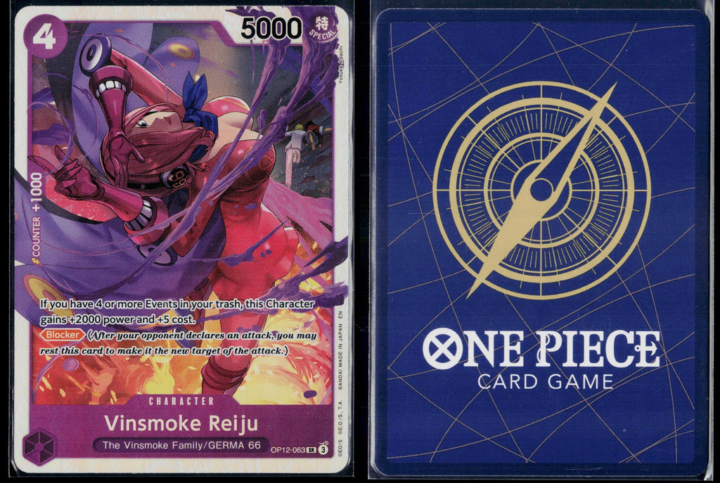 VINSMOKE REIJU OP12-063 ONE PIECE LEGACY OF THE MASTER SR NM