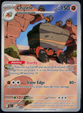 CRUSTLE 130/086 POKEMON BLACK BOLT HOLO ILLUSTRATION RARE NM