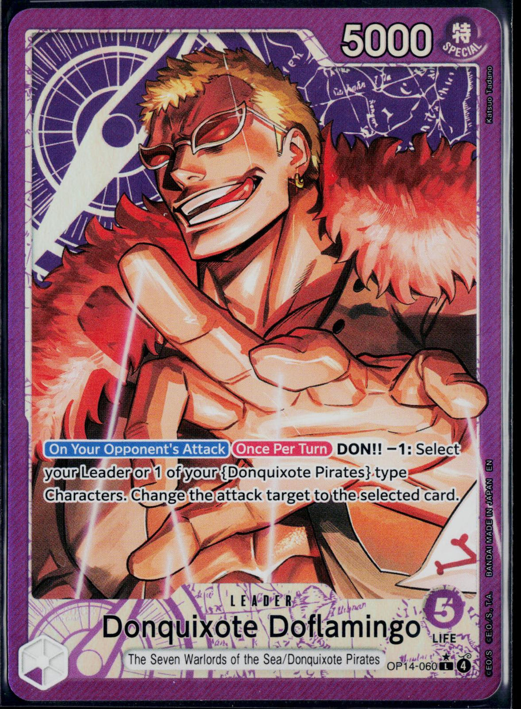DONQUIXOTE DOFLAMINGO OP14-060 ONE PIECE THE AZURE SEA'S SEVEN L NM