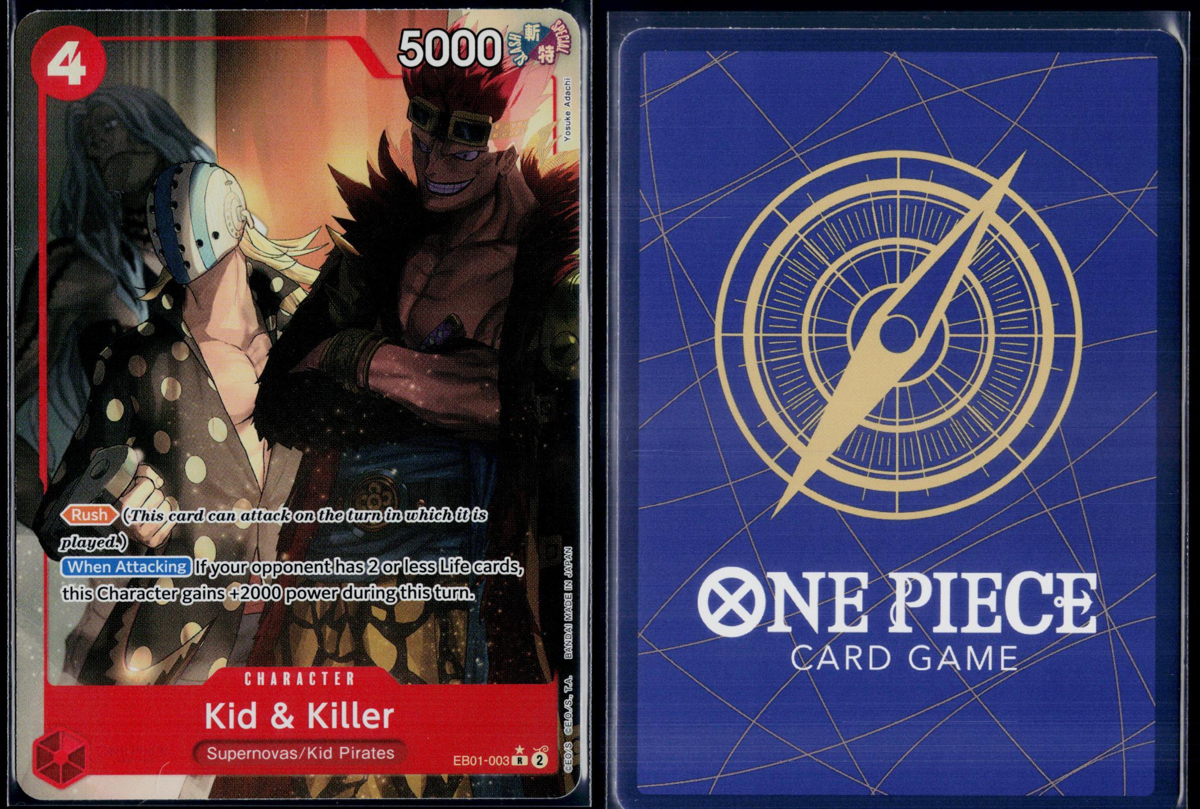 KID & KILLER (ALTERNATE ART) EB01-003 ONE PIECE  NM